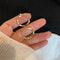2020 Vintage Gold Color Metal Ball Hoop Earrings Korean Style Hollow Out Statement Earrings for Women Fashion Party Jewelry