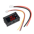 Mini Digital Voltmeter Ammeter DC 100V 10A Panel Amp Volt Voltage Current Meter Tester Detector 0.56" Dual LED Display Auto Car