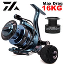High Quality 14+1BB Double Spool  Fishing Reel 5.5:1 4.7:1 Gear Ratio High Speed Spinning Reel Casting reel Carp For Saltwater