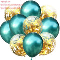 10pcs/lot Glitter Confetti Latex Balloons Romantic Wedding Decoration Baby Shower Birthday Party Decor Clear Air Balloons