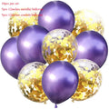 10pcs/lot Glitter Confetti Latex Balloons Romantic Wedding Decoration Baby Shower Birthday Party Decor Clear Air Balloons