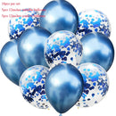 10pcs/lot Glitter Confetti Latex Balloons Romantic Wedding Decoration Baby Shower Birthday Party Decor Clear Air Balloons