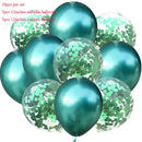 10pcs/lot Glitter Confetti Latex Balloons Romantic Wedding Decoration Baby Shower Birthday Party Decor Clear Air Balloons