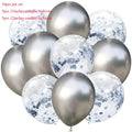 10pcs/lot Glitter Confetti Latex Balloons Romantic Wedding Decoration Baby Shower Birthday Party Decor Clear Air Balloons