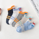 10Pcs/5Pairs Children Sock Breathable Sports Girls Boys Sokcs Unisex Cotton Stripe Chaussette Enfant Garcon Skarpetki Dla dzieci