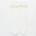 New Baby Girls Socks Angel Wing Toddlers Girl Long Soft Cotton Children Sock Solid Kids 0-8 Years Knee High Socks