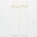New Baby Girls Socks Angel Wing Toddlers Girl Long Soft Cotton Children Sock Solid Kids 0-8 Years Knee High Socks