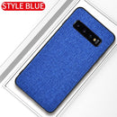 Fabric Cloth Case For Samsung Galaxy S10 5G Lite S21 S9 S8 Plus Note 20 Ultra S20 FE A51 A71 A21S A12 A52 A72 Slim Hard Cover