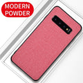Fabric Cloth Case For Samsung Galaxy S10 5G Lite S21 S9 S8 Plus Note 20 Ultra S20 FE A51 A71 A21S A12 A52 A72 Slim Hard Cover