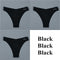 3PCS/Set Women Seamless Lingerie Female Thongs Sexy Underwear Woman Invisible Low-Rise Underpant Women's Panties Bikini Briefs