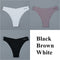 3PCS/Set Women Seamless Lingerie Female Thongs Sexy Underwear Woman Invisible Low-Rise Underpant Women's Panties Bikini Briefs