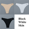 3PCS/Set Women Seamless Lingerie Female Thongs Sexy Underwear Woman Invisible Low-Rise Underpant Women's Panties Bikini Briefs