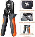 Multifunctional Wire Stripper Crimping Tool Kit - HSC8 6-6/6- 4A Pliers ,Self-Adjusting 8 Inch Cutter Crimper,For Tube Terminal