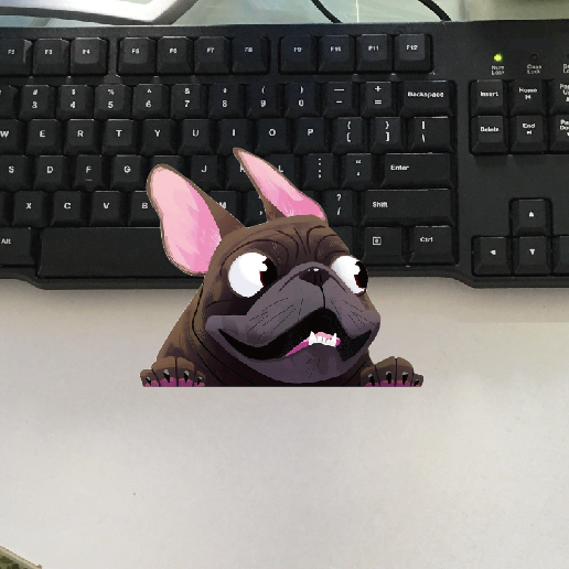 XY 13cm x 11cm French Bulldog Sticker Pet Dog Vinyl Decal Animal Cartoon Cute Car Stickers Waterproof Bumper Accessories