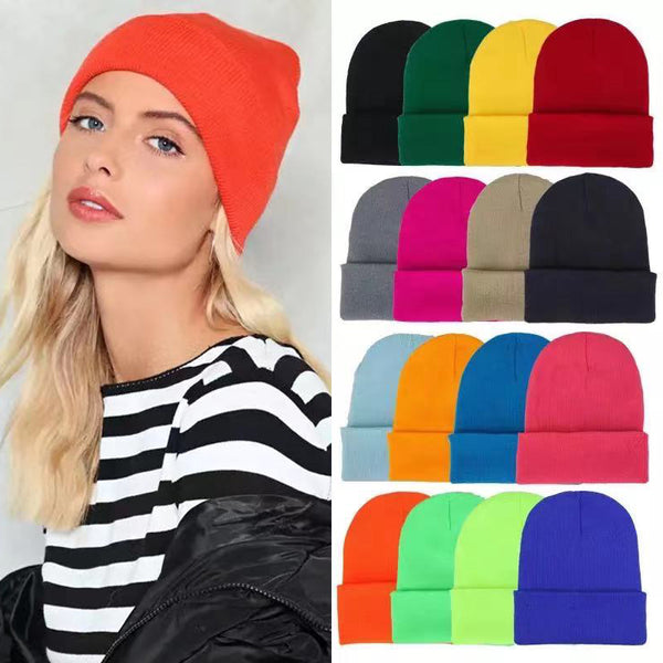 2021 New Winter Hats for Women Men Beanies Knitted Solid Cool Hat Girls Autumn Female Beanie Warm Bonnet Casual Cap Wholesale