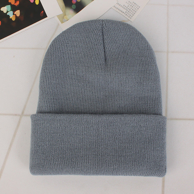 2021 New Winter Hats for Women Men Beanies Knitted Solid Cool Hat Girls Autumn Female Beanie Warm Bonnet Casual Cap Wholesale