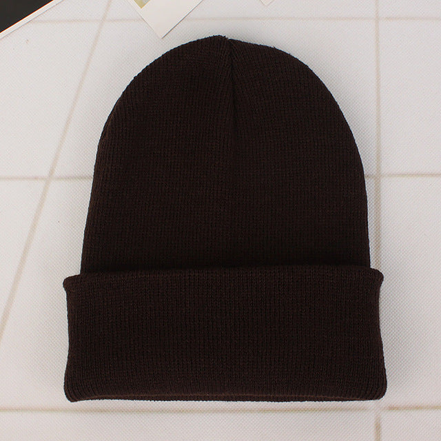 2021 New Winter Hats for Women Men Beanies Knitted Solid Cool Hat Girls Autumn Female Beanie Warm Bonnet Casual Cap Wholesale
