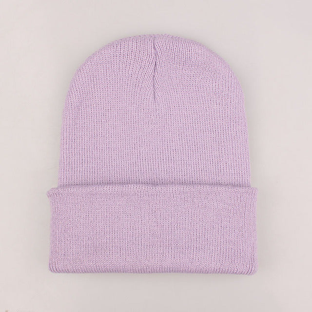 2021 New Winter Hats for Women Men Beanies Knitted Solid Cool Hat Girls Autumn Female Beanie Warm Bonnet Casual Cap Wholesale