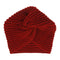 Women Autumn Winter Knot Bandana Turban Resuable Foldable Bonnet Hat Night Cap Sleep Head Cover Solid Color Headwrap Headscarf