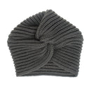 Women Autumn Winter Knot Bandana Turban Resuable Foldable Bonnet Hat Night Cap Sleep Head Cover Solid Color Headwrap Headscarf