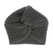 Women Autumn Winter Knot Bandana Turban Resuable Foldable Bonnet Hat Night Cap Sleep Head Cover Solid Color Headwrap Headscarf