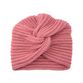 Women Autumn Winter Knot Bandana Turban Resuable Foldable Bonnet Hat Night Cap Sleep Head Cover Solid Color Headwrap Headscarf