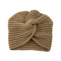 Women Autumn Winter Knot Bandana Turban Resuable Foldable Bonnet Hat Night Cap Sleep Head Cover Solid Color Headwrap Headscarf