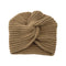 Women Autumn Winter Knot Bandana Turban Resuable Foldable Bonnet Hat Night Cap Sleep Head Cover Solid Color Headwrap Headscarf