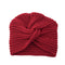 Women Autumn Winter Knot Bandana Turban Resuable Foldable Bonnet Hat Night Cap Sleep Head Cover Solid Color Headwrap Headscarf