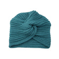 Women Autumn Winter Knot Bandana Turban Resuable Foldable Bonnet Hat Night Cap Sleep Head Cover Solid Color Headwrap Headscarf