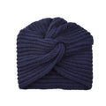 Women Autumn Winter Knot Bandana Turban Resuable Foldable Bonnet Hat Night Cap Sleep Head Cover Solid Color Headwrap Headscarf