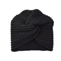 Women Autumn Winter Knot Bandana Turban Resuable Foldable Bonnet Hat Night Cap Sleep Head Cover Solid Color Headwrap Headscarf