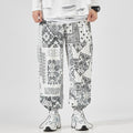 2021 Men's Harem Pants New Fashion Jogger Sweatpants Korean Man Loose Oversized Trousers Funny Streetwear Male Casual Pants 5XL