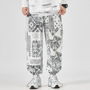 2021 Men's Harem Pants New Fashion Jogger Sweatpants Korean Man Loose Oversized Trousers Funny Streetwear Male Casual Pants 5XL