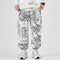 2021 Men's Harem Pants New Fashion Jogger Sweatpants Korean Man Loose Oversized Trousers Funny Streetwear Male Casual Pants 5XL