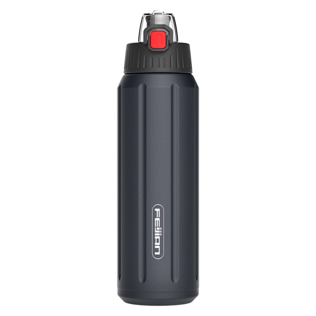 FEIJIAN Double Wall Thermos, Sports Bottle, 600ml, 18/10 Stainless Steel, Vacuum Flask, Insulated Tumbler, Leak Proof ,Customize