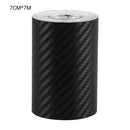 3D Carbon Carbon Fiber Car Sticker DIY Paste Protector Strip Door Sill Side Mirror Anti Scratch Tape Waterproof Protection Film