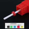 Ceramic Nail Drill Bit Milling Cutter for Electric Manicure Drill Bits Flame Corn Files for Pedicure Machine Polish Accessory