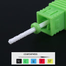 Ceramic Nail Drill Bit Milling Cutter for Electric Manicure Drill Bits Flame Corn Files for Pedicure Machine Polish Accessory