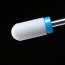 Ceramic Nail Drill Bit Milling Cutter for Electric Manicure Drill Bits Flame Corn Files for Pedicure Machine Polish Accessory