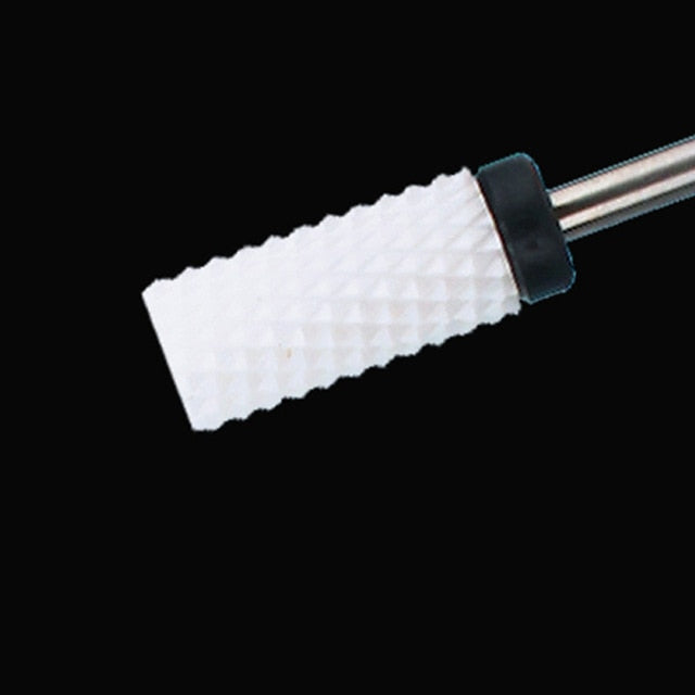 Ceramic Nail Drill Bit Milling Cutter for Electric Manicure Drill Bits Flame Corn Files for Pedicure Machine Polish Accessory
