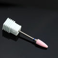 Ceramic Nail Drill Bit Milling Cutter for Electric Manicure Drill Bits Flame Corn Files for Pedicure Machine Polish Accessory