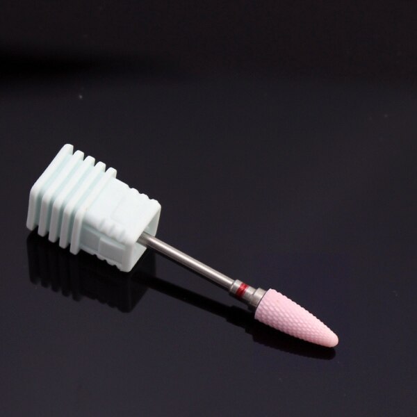 Ceramic Nail Drill Bit Milling Cutter for Electric Manicure Drill Bits Flame Corn Files for Pedicure Machine Polish Accessory