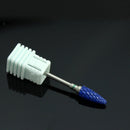 Ceramic Nail Drill Bit Milling Cutter for Electric Manicure Drill Bits Flame Corn Files for Pedicure Machine Polish Accessory