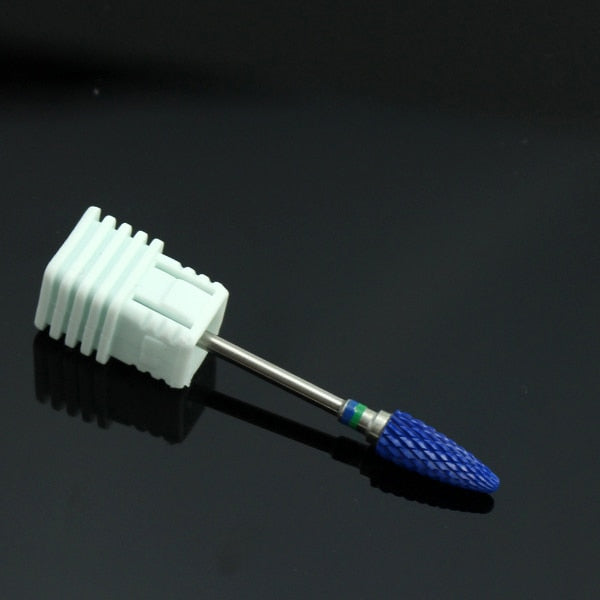 Ceramic Nail Drill Bit Milling Cutter for Electric Manicure Drill Bits Flame Corn Files for Pedicure Machine Polish Accessory