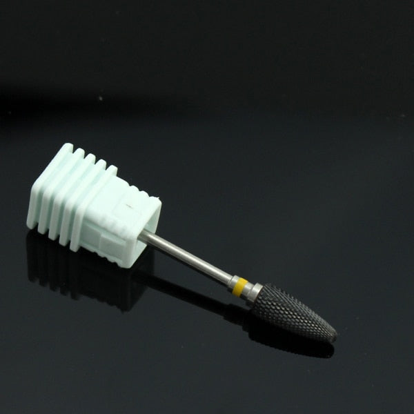 Ceramic Nail Drill Bit Milling Cutter for Electric Manicure Drill Bits Flame Corn Files for Pedicure Machine Polish Accessory