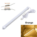 USB LED Light Bar 5V Rigid LED Strip for the Kitchen Dimmable Aluminum Light Bar for Under Cabinet Lighting Warm Cool White