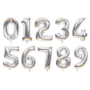16/32/40 inch Big Size Rose Gold Sliver digital number Figure Foil balloons kids Adult Birthday Party Decoration Supplies Ballon