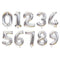 16/32/40 inch Big Size Rose Gold Sliver digital number Figure Foil balloons kids Adult Birthday Party Decoration Supplies Ballon