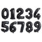 16/32/40 inch Big Size Rose Gold Sliver digital number Figure Foil balloons kids Adult Birthday Party Decoration Supplies Ballon